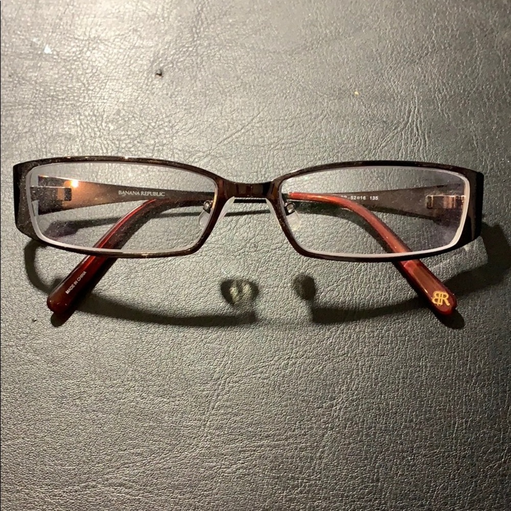 Banana Republic rectangular glasses frame